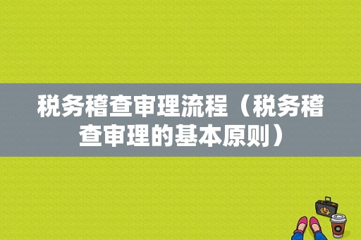 税务稽查审理流程（税务稽查审理的基本原则）