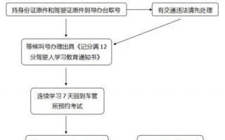 驾驶扣分处理流程（驾驶证扣分怎么办理流程）