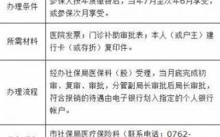 河源医保报销流程（河源市医疗报销怎么办理）