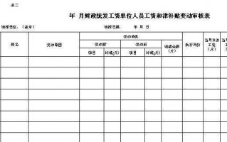 工资表审核流程（工资表审核栏应该怎么弄）