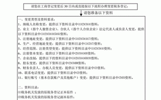 税务经营范围变更流程（税务经营范围变更需要的资料）