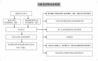 行政处罚听证会流程（行政处罚听证流程图）