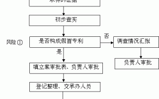 假冒专利案件流程（假冒专利产品案）