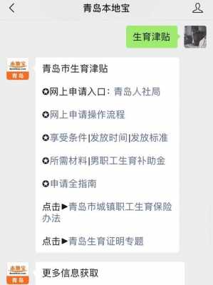 关于青岛生育津贴流程的信息-第3张图片-祥安律法网
