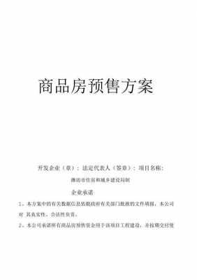 房屋预售方案流程（房屋预售方案范本）-第1张图片-祥安律法网