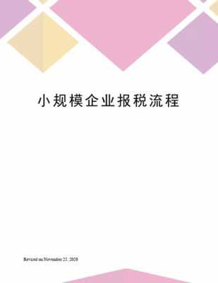 小企业报税流程（小企业报税怎么报）-第3张图片-祥安律法网