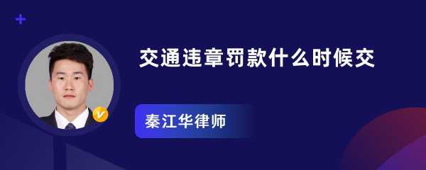 银行交违章罚款流程（银行交违章罚款需要带什么证件）-第3张图片-祥安律法网