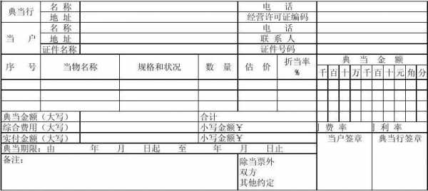 当票上传流程（当票怎么填写）-第2张图片-祥安律法网