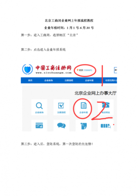 北京工商年报的流程（北京工商年报时间）-第3张图片-祥安律法网