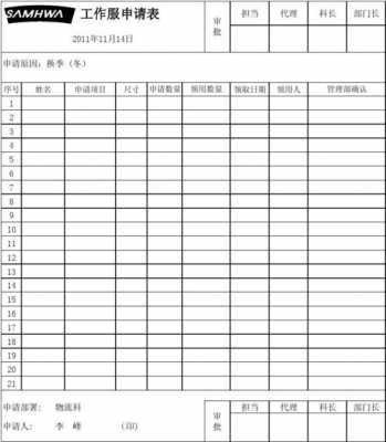 生产工装申请流程（工装申请表格）-第2张图片-祥安律法网