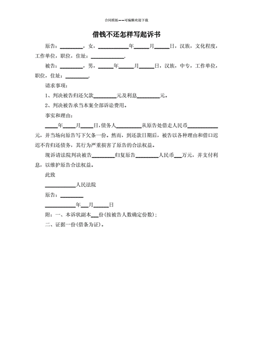 起诉借钱不还的人流程（起诉借钱不还怎么办）-第1张图片-祥安律法网