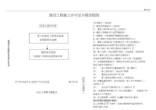 施工许可证办理流程图（施工许可证办理需要哪些方案）-第2张图片-祥安律法网