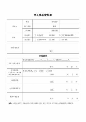 离职流程文件审批（员工离职审批）-第3张图片-祥安律法网