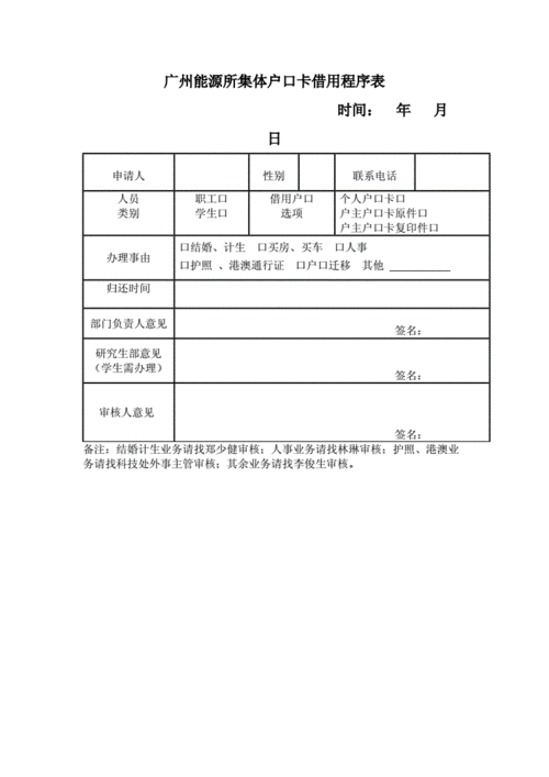 借户籍卡流程（借户籍卡是什么）-第3张图片-祥安律法网