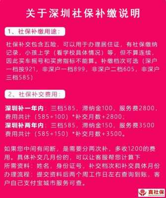 深圳社保补扣流程（深圳社保如何补交费用）-第1张图片-祥安律法网