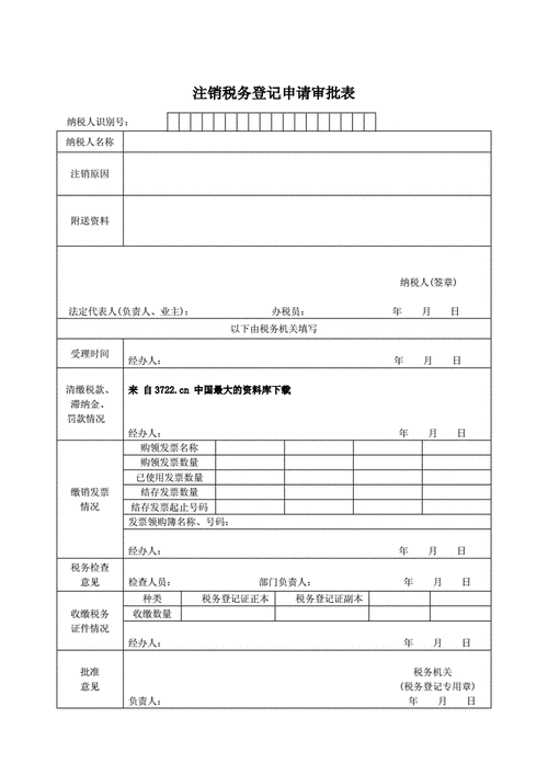 注销纳税申报流程（注销税务登记申报表怎么填写）-第3张图片-祥安律法网