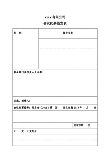 会议纪要审批流程（会议纪要审批单领导签字内容）-第3张图片-祥安律法网